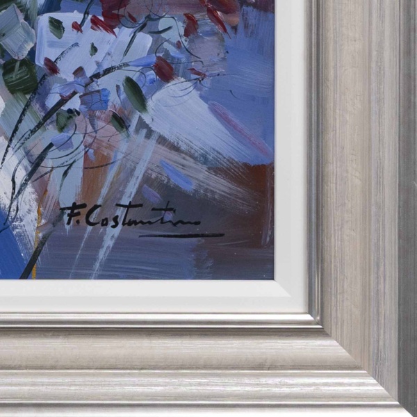 Harmony In Blue by Fabio Constantino, original painting, detail