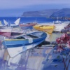 Harmony In Blue by Fabio Constantino, original painting