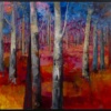 Mystic Forest by Sara Malfer, original painting