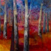 Mystic Forest by Sara Malfer, original painting