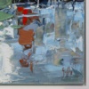 Sail Boats at The Marina by Frank Getty, original painting, detail