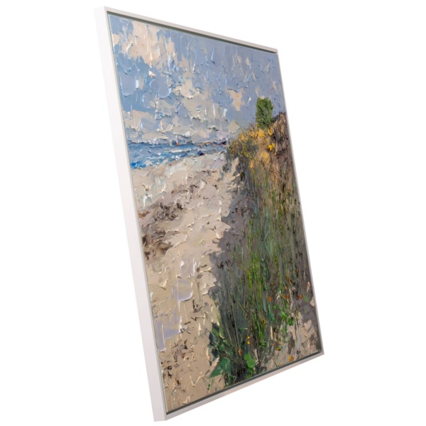 Beachside Walk by Frank Getty, original painting