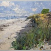 Beachside Walk by Frank Getty, original painting