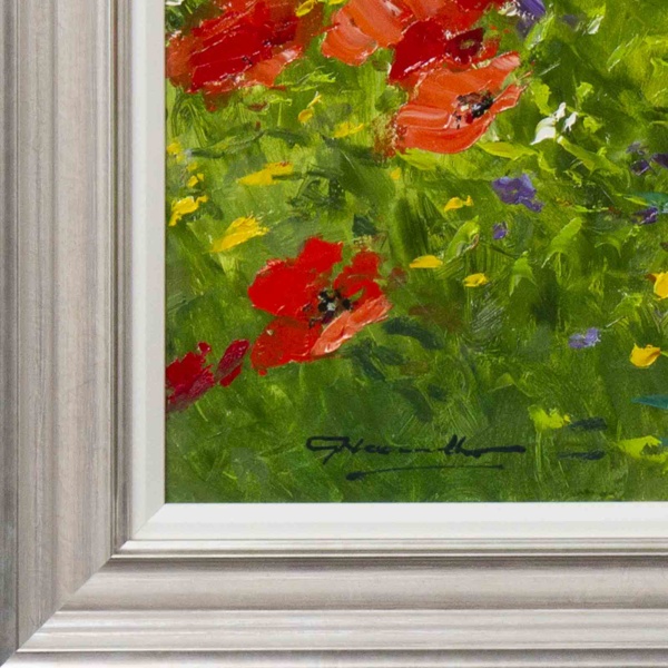A Wonderful Summer by Gerhard Nesvadba, original painting, detail