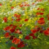 A Wonderful Summer by Gerhard Nesvadba, original painting, detail