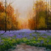 Campo De Lilas by Miguel Peidro, original painting