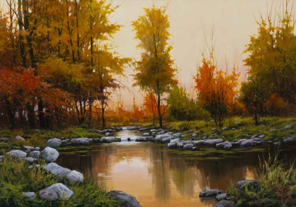 Paisaje En Dorados by Miguel Peidro, original painting