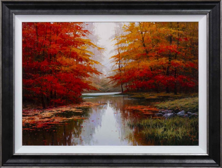 Rio En Otoño by Miguel Peidro