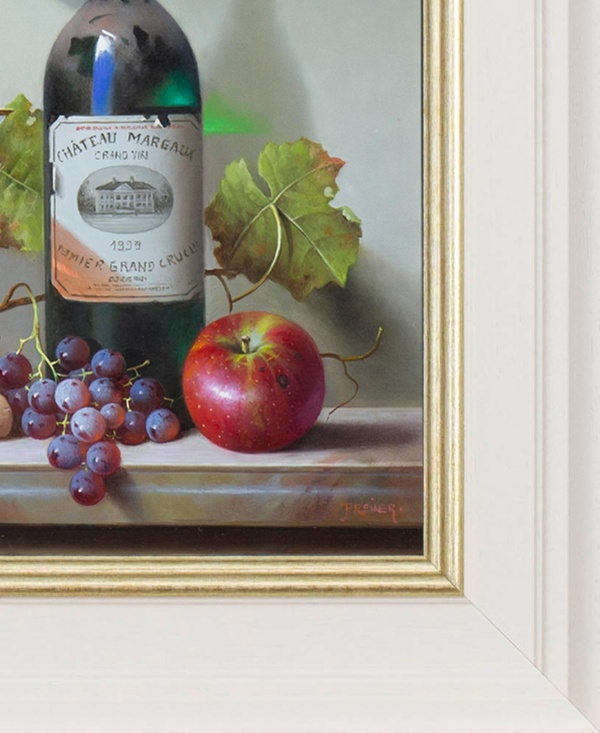 Château Margaux by Zoltan Preiner, original painting, detail