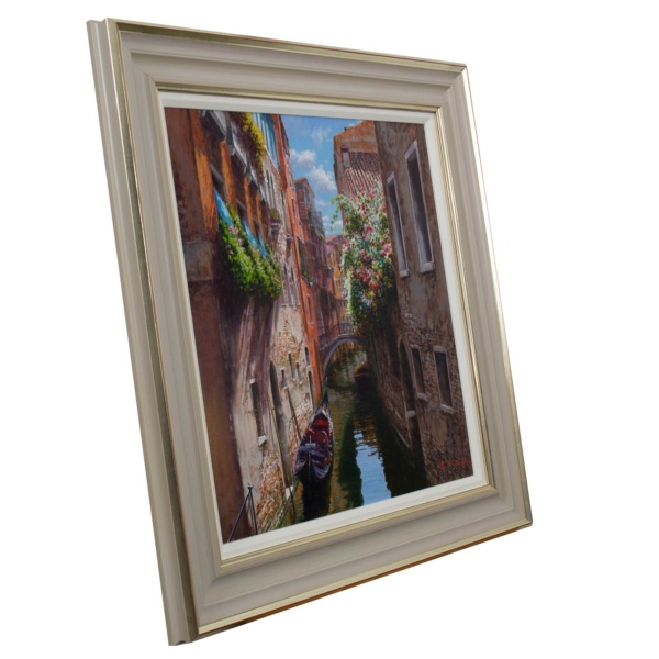 Exploring Venice by Raffaele Fiore, original painting