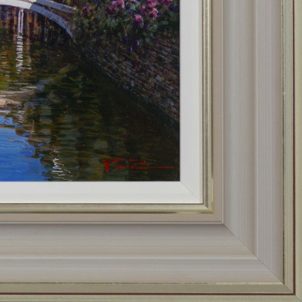 Colours Of Venice by Raffaele Fiore, original painting, detail