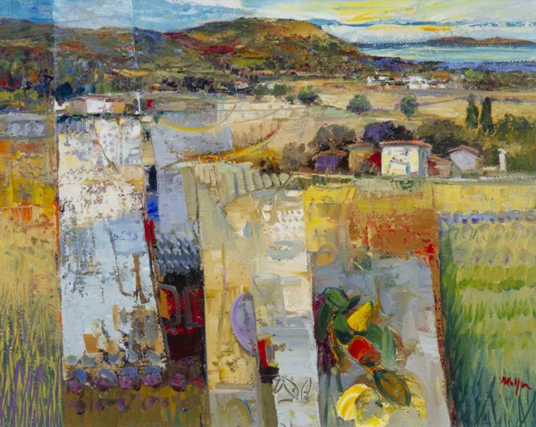 Postcard From Italy I by Mario Malfer, original painting