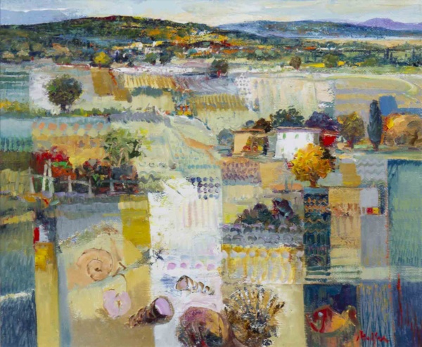 Between Sea & Land by Mario Malfer, original painting