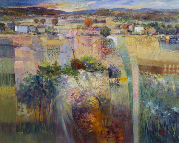 Dusk by Mario Malfer, original painting