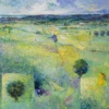 Nature’s Embrace by Mario Malfer, original painting, detail