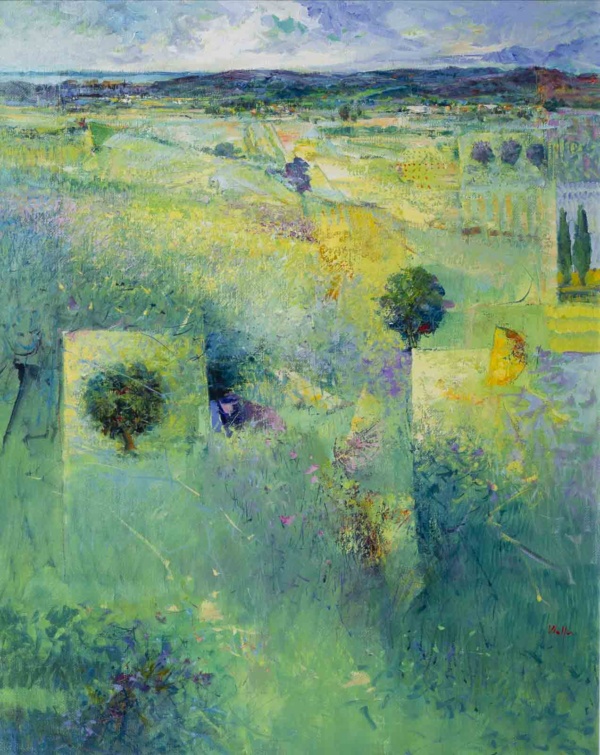 Nature’s Embrace by Mario Malfer, original painting