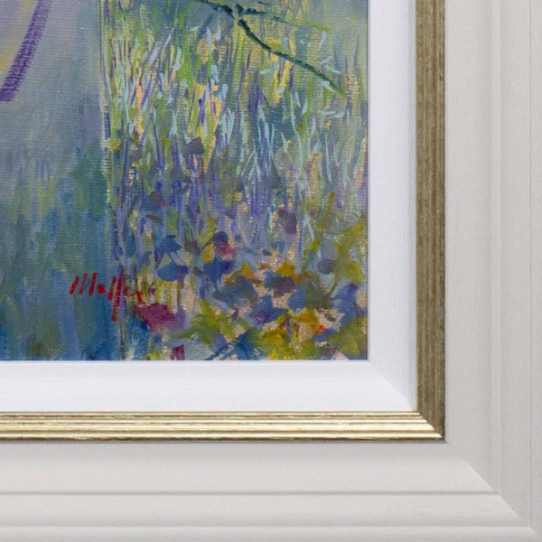 My Heart In Italy by Mario Malfer, original painting, detail