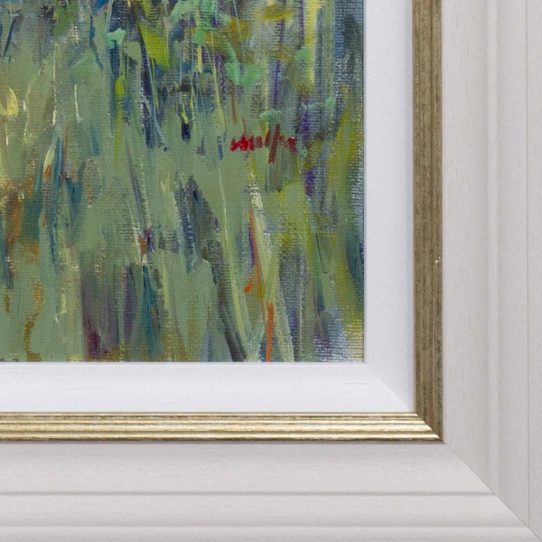 Back To Nature II by Mario Malfer, original painting, detail