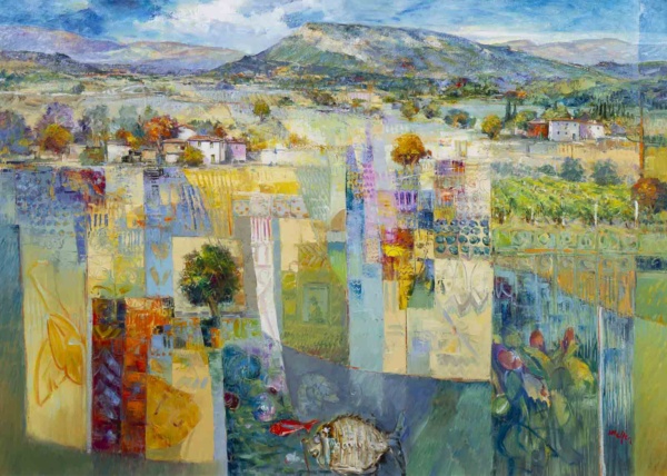 Nature’s Present by Mario Malfer, original painting