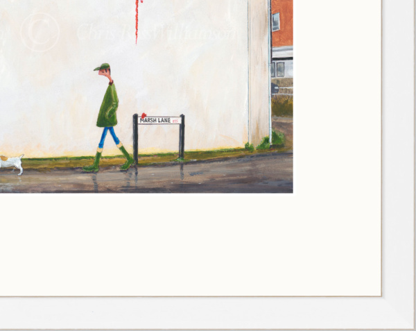 Good Shot! by Chris Ross Williamson, limited edition print, detail