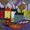 Harbour Side by Sunita Khedekar, original painting