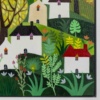 Houses by Sunita Khedekar, original painting, detail