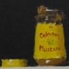 Colman’s Mustard by Neil Carroll, original painting, detail