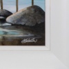 The Distant Trawler (Original) by Gary Walton, original painting, detail