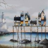 The Distant Trawler (Original) by Gary Walton, original painting