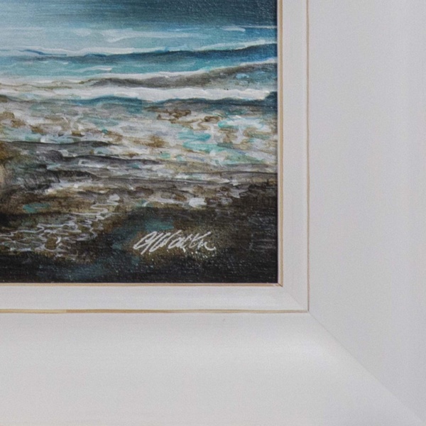 Ammonite (Original) by Gary Walton, original painting, detail