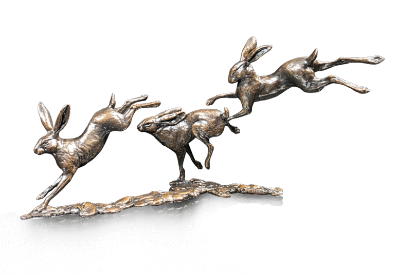 Small Hares Playing (1259)