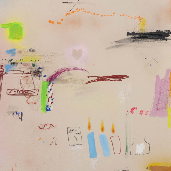 The Race Of Time by Manel, original painting, detail