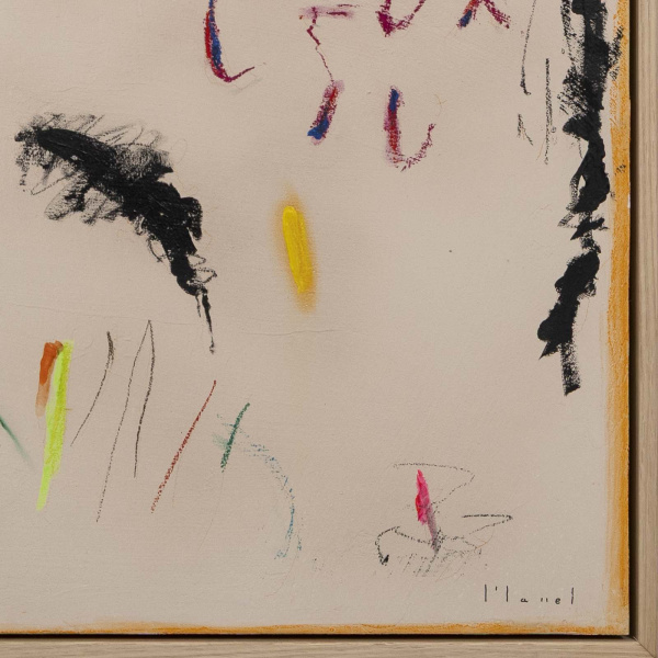 The Wish by Manel, original painting, detail