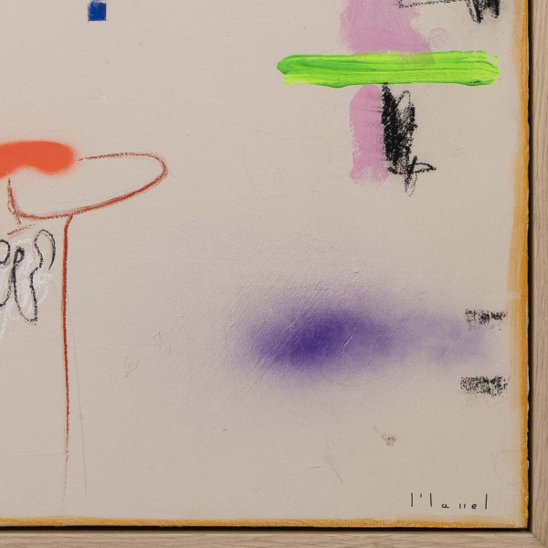 Unwritten Fable by Manel, original painting, detail