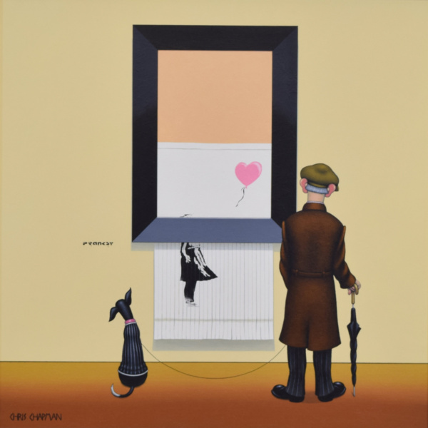 Pranksy – Pink Balloon by Chris Chapman, limited edition print