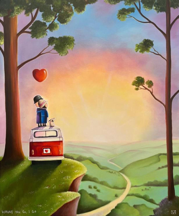 Where You Go I Go by Michael Abrams, limited edition print