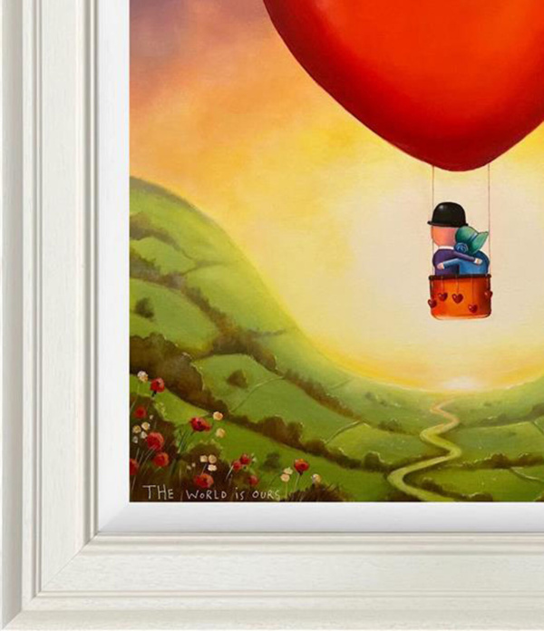 The World Is Ours by Michael Abrams, limited edition print, detail