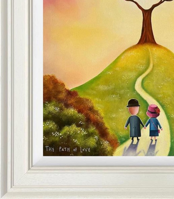 The Path Of Love by Michael Abrams, limited edition print, detail