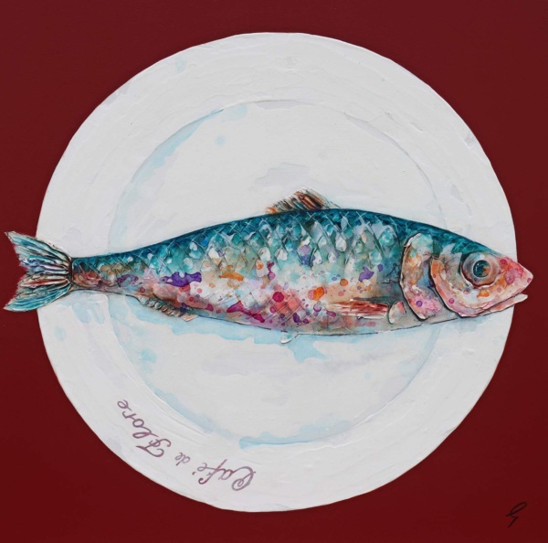 La Sardine (Original) by Giles Ward, original painting