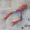 Langoustine Seas (Original) by Giles Ward, original painting