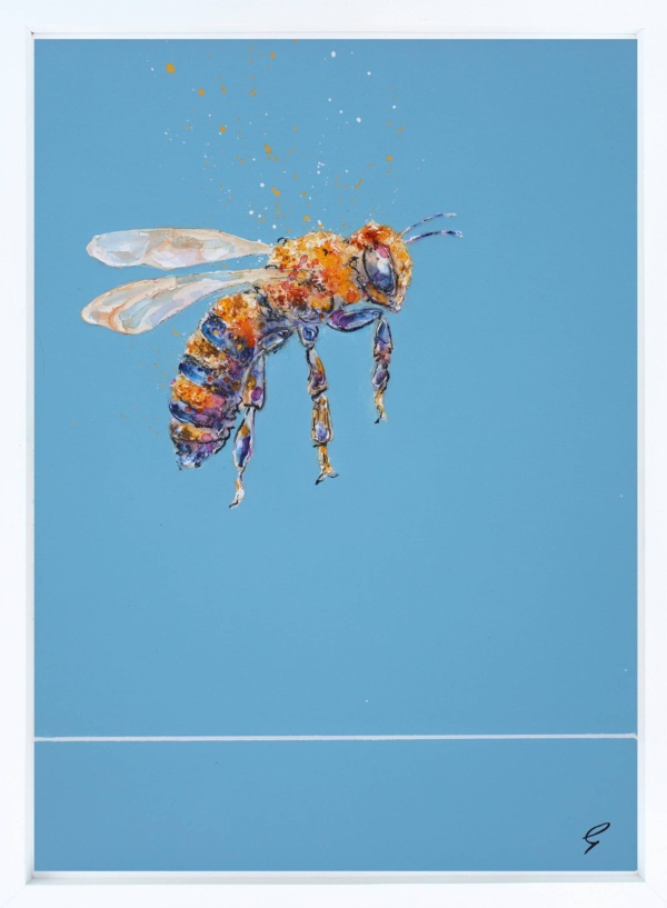 Be More Bee I (Original) by Giles Ward, original painting