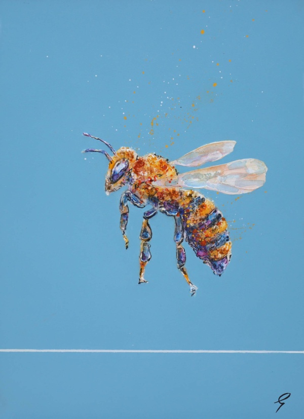 Be More Bee II (Original) by Giles Ward, original painting