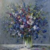 Rhapsody In Blue by Gerhard Nesvadba, original painting