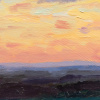 Evening Beckons by Matthew Cordwell, original painting, detail