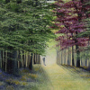 Spring With You by Jay Nottingham, original painting, detail