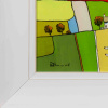 Glimpse Of Red by Alan Smith, original painting, detail
