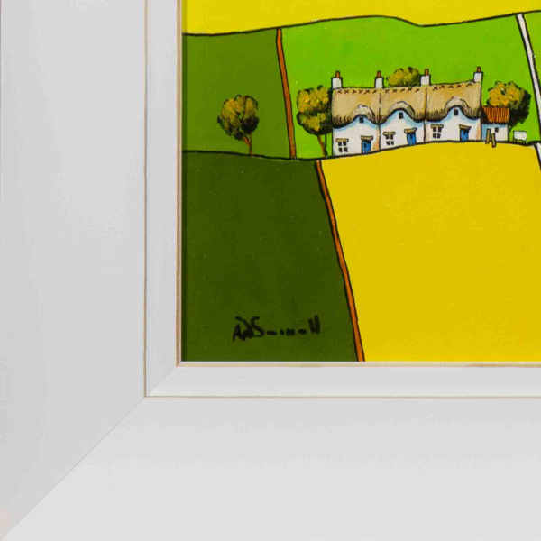 Ocean View by Alan Smith, original painting, detail
