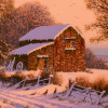Pheasants In The Snow by Edward Hersey, original painting
