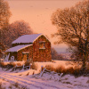 Pheasants In The Snow by Edward Hersey, original painting