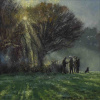 Morning Gathering by Stephen Hawkins, original painting